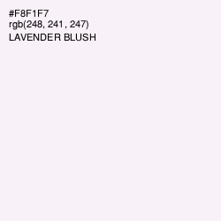 #F8F1F7 - Lavender blush Color Image